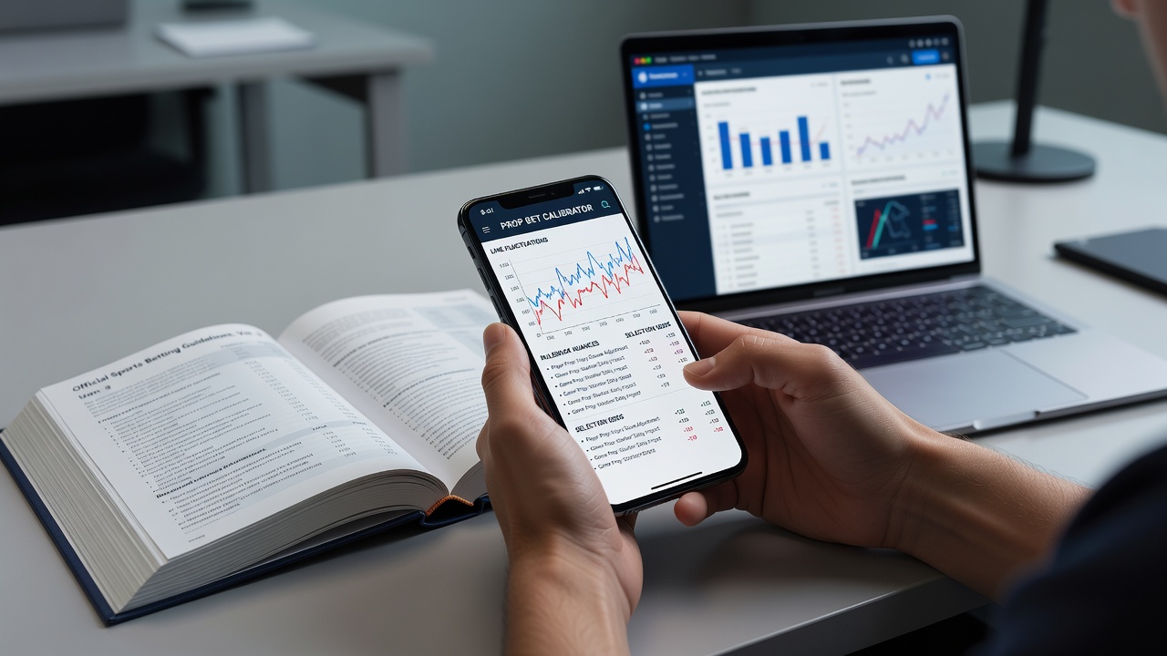 Mobile app interface displaying fluctuating prop bet lines and rule details
