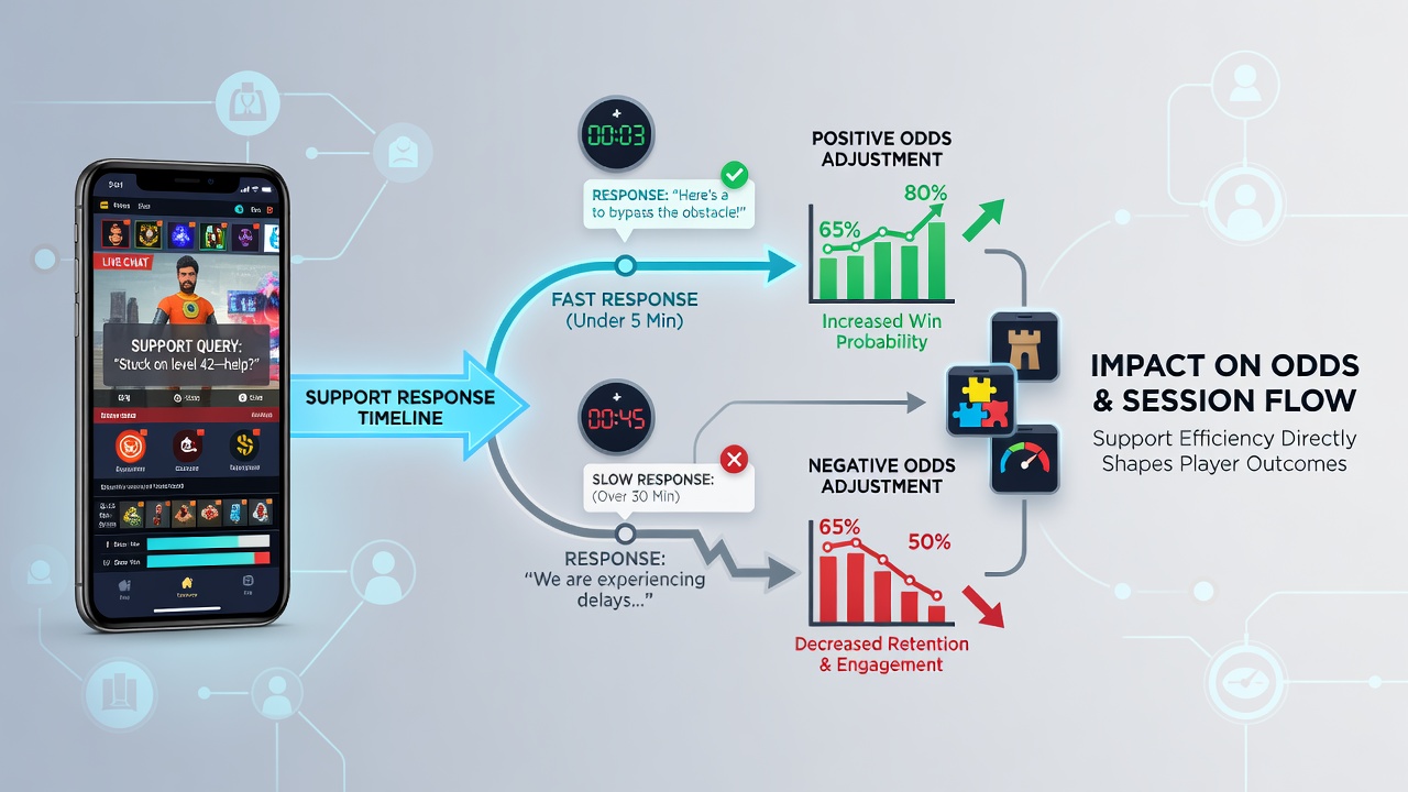 Support dashboard integrated with live odds management system on mobile platform