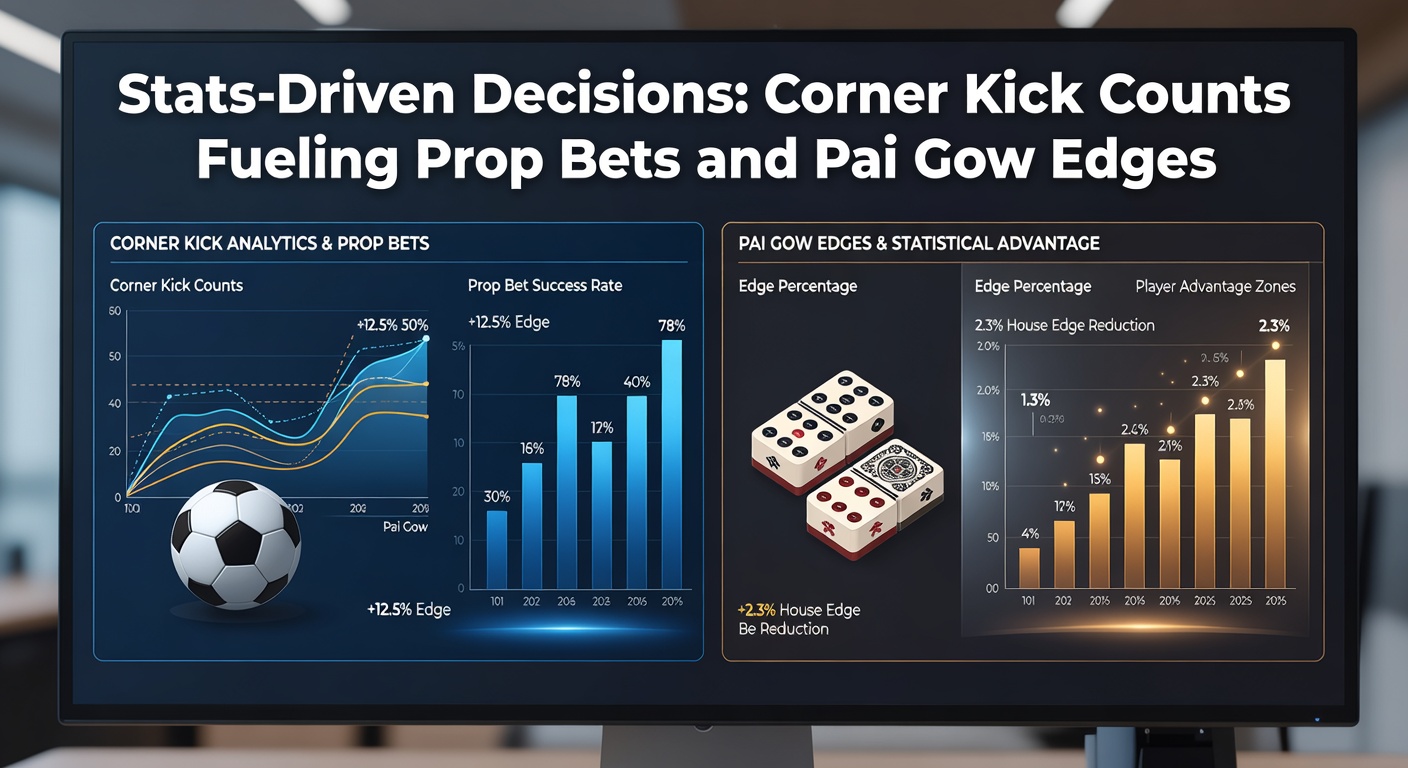 Soccer players taking a corner kick during a high-stakes match, with data overlays showing prop bet odds