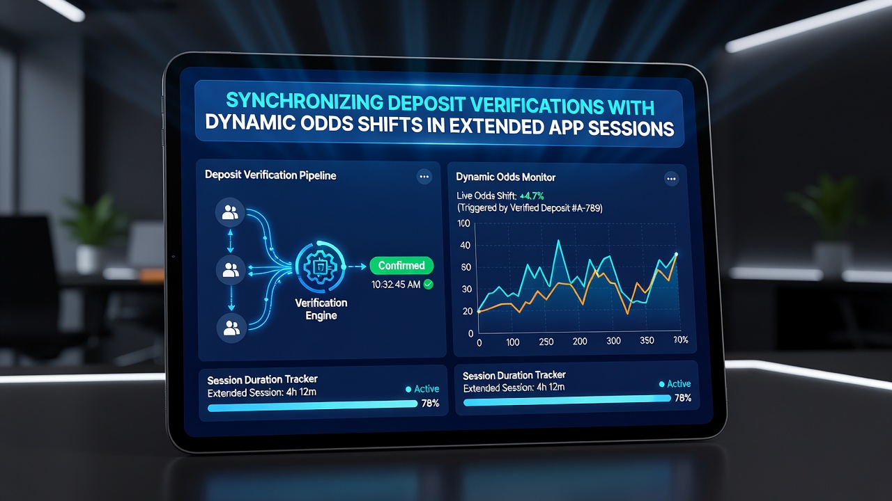 Dashboard view of backend synchronization between deposit logs and dynamic odds data streams in October 2026
