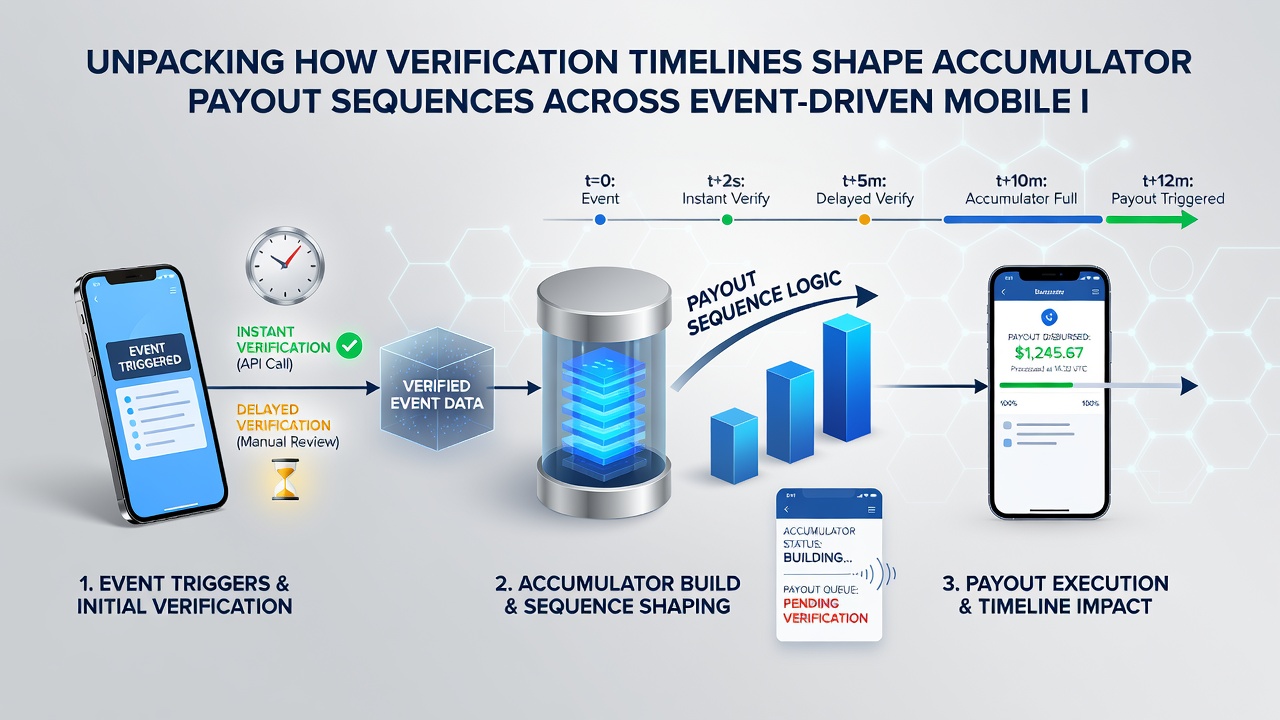 Accumulator payout sequence diagram on event-driven mobile app